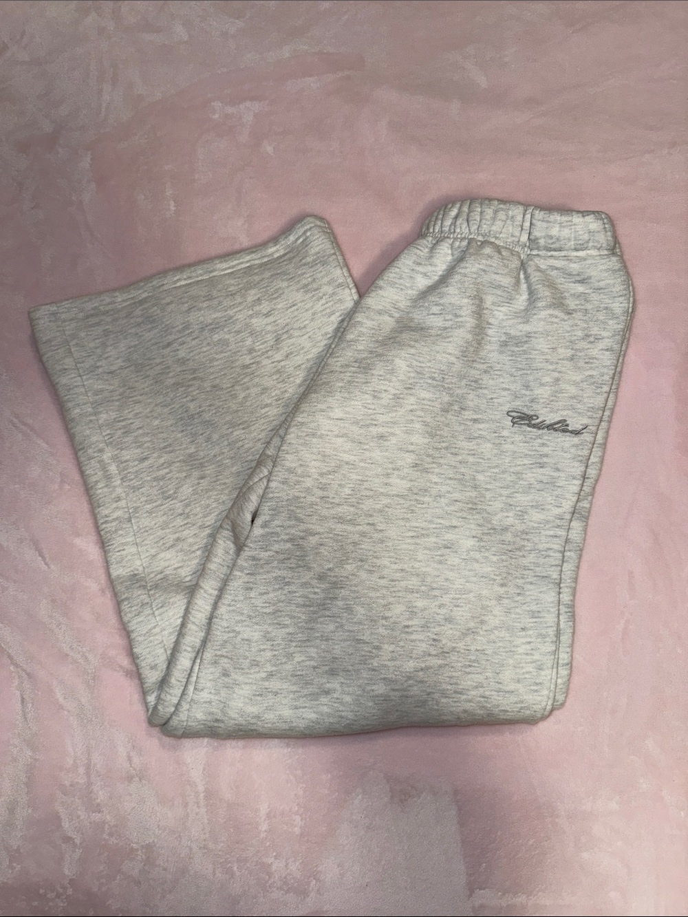 Edikted light grey sweatpants
